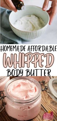 Scented Body Butter Recipe, Non Greasy Body Butter Recipe, How To Make Body Butter, Diy Stuff To Sell, Easy Body Butter Recipes, Diy Whipped Body Butter Recipe, Homemade Whipped Body Butter, Diy Whipped Body Butter, Whipped Body Butter Recipe