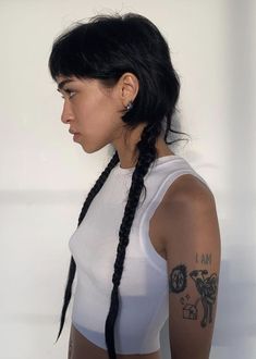 Jellyfish Haircut, Hair Rat, Tail Braids, Rat Tail, Haircut Ideas