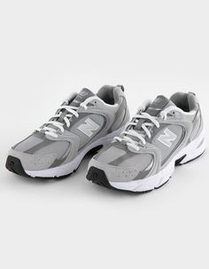 NEW BALANCE 530 Womens Shoes - GRAY COMBO | Tillys New Balence Shoes, Styling New Balance, New Balance 530 Shoes, Balance 530 Shoes, New Balance For Women, Fall Sneakers, Wwe T Shirts, Flannel Sweatshirt, Boys Backpacks