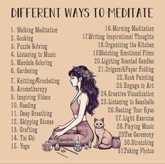 Yoga And Witchcraft, Witchcraft Meditation, Spiritual Routine, Daily Witchcraft Routine, How To Meditate Witchcraft, Witchy Daily Routine, Cats In Witchcraft, Walking Meditation, Light Exercise