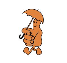 a person holding an umbrella in their hand