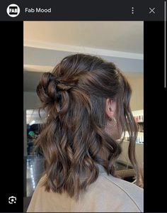 Sanggul Modern, Guest Hair, Bridesmaid Hair Makeup, Prom Hairstyles For Short Hair, Hoco Hairstyles, Wedding Guest Hairstyles, Peinados Fáciles Para Cabello Corto, Penteado Cabelo Curto, Formal Hairstyles