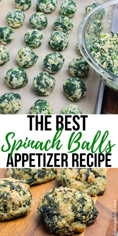 the best spinach balls appetizer recipe