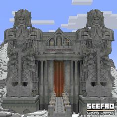 an image of a very large building in minecraft