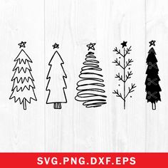 christmas trees svg files for cutting