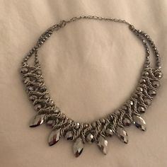 Silver Chain And Silver Beaded Choker Necklace. So Beautiful Never Worn In Perfect Condition. Makes Any Outfit Pop And Looks Amazing! Choker, Beaded Choker Necklace, Beaded Choker, So Beautiful, Silver Necklaces, Womens Jewelry Necklace, Silver Chain, Desi, Choker Necklace