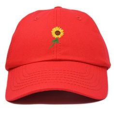 The sunflower is a happy flower, a symbol of adoration, loyalty and longevity. Derived from the namesake of the sun itself, this is the perfect hat for someone who brings joy to the day, adding a bit of shine to the bright side of life. Express yourselves with our 100% cotton cap in a great style that lasts over time. With our soft padded sweat band, this hat fits very well without aggravating the skin. Features Adjustable Size Buckle Strap, Soft inner sweat band lining. Size is Adjustable for A Bright Personality, Sunflower Hat, Flower Hat, Hat Embroidery, Flower Hats, Daisy Flower, Embroidered Flowers, Cloth Bags, Natural Cotton