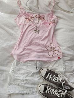 Cute French Outfits, Rikki H2o, Mini Outfits, 2000s Summer, Summer Fits