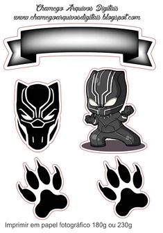 the stickers are designed to look like they have claws on their head and feet