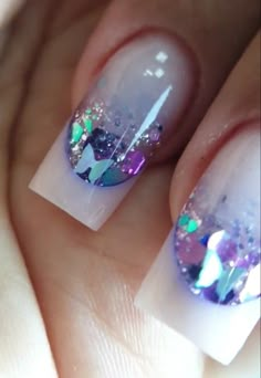 White French Tips, Short Coffin Nails Designs, Feet Nail Design, Retro Nails, Nail Art Trends, Rose Gold Nails, Nail Art Designs Videos, Bling Acrylic Nails, White French