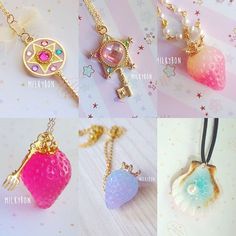 Magical Girl Aesthetic, Resin Tutorial, Diy Resin Crafts, Instagram Analytics, Resin Charms, Resin Necklace, Clay Charms