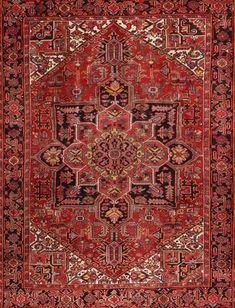 Bungalow Rose Oriental Red/Black Area Rug | Wayfair Masculine Rug, Red Persian Rug, Black Area Rugs, Red Pattern, Style Office, Furniture Lighting, Bungalow Rose, New Room, Cottage Style