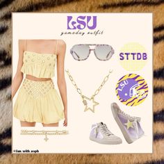 #college #collegelife #collegefootball #football #footballgameoutfits #gameday #gamedaystyle #gamedayoutfit #LSU #louisianasaturdaynight #louisianastateuniversity Gameday Fits, Gameday Outfits, Louisiana State University, College Life, Louisiana