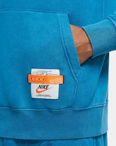 Nike Sportswear Club Fleece, Shirt Label, Men's Pullover, Hoodies Men Pullover, Tag Design, Woven Labels