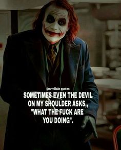 the joker quote from batman movie