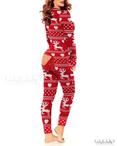 Lasaky - Functional Button Flap Adult Christmas Pajamas Pyjamas Christmas, Adult Christmas Pajamas, Christmas Loungewear, Christmas Cutouts, Winter Shopping, Adult Pajamas, Christmas Cute, Cami Set, Christmas Style