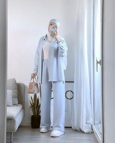 Trendy Hijab Outfits Summer, Hijab Summer Outfits Casual, Summer Muslim Outfits Casual, Muslim Casual Outfit, Muslimah Fashion Outfits Simple, Muslim Fashion Summer, Summer Hijab Style, Hijab Style Summer, Clothes For Veiled Women