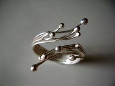 . Twig Ring, Funky Jewelry, 가을 패션, Dream Jewelry, Jewelry Inspo, Pretty Jewellery, Adjustable Ring, Piercing Jewelry, Cute Jewelry