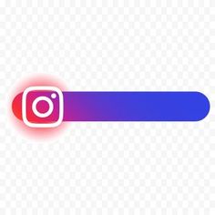 the instagram logo on a white background, with red and blue colors in the center