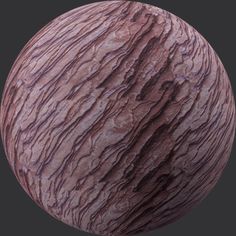 an image of a brown sphere with wavy lines on it