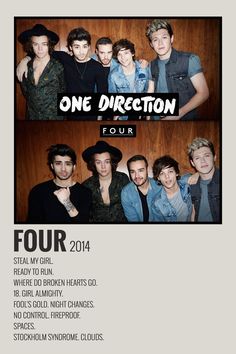 the one direction tour poster for four