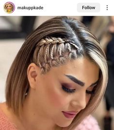 Girl Hair Dos, Viking Hair, Beautiful Braided Hair, Cool Braid Hairstyles, Hairdos For Short Hair, Hair Up Styles, Penteado Cabelo Curto, Hairdo For Long Hair, Hair Stylist Life