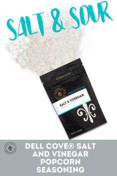 salt and soak with the words deli cove & salt and vinegar seasoning