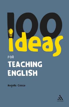 a book cover with the words 100 ideas for teaching english