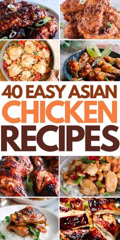 Looking for a cozy fall recipe? Explore a variety of 40 Asian chicken recipes for every occasion, from ginger to jalapeno, offering keto and low-sugar options. Whether cooking for one or many, these recipes promise flavorful variety. Perfect for your healthy dinner recipes for fall. Try this early fall recipe. Asian Recipes With Chicken, Recipes With Ginger, Dinner Recipes For Fall, Asian Chicken Recipes Easy, Chinese Meals, Recipe With Chicken, Louisiana Cuisine, Chicken And Rice Dishes, Recipes With Chicken