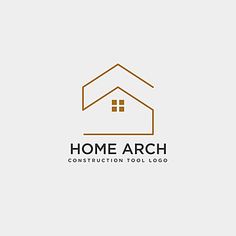 the logo for home arch construction tool co, which is designed to look like a house