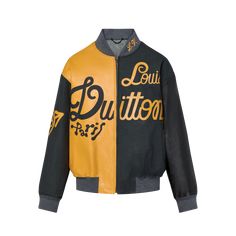 LOUIS VUITTON® - Mix Canvas Leather Bomber - Golden Louis Vuitton 2023, Leather Street Style, Plain Jacket, Louie Vuitton, Louis Vuitton Official Website, Buy Louis Vuitton, Dapper Dan, 2023 Ss, Louis Vuitton Men