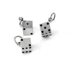 Sold as a single. Feeling lucky? This Sterling Silver Dice Charm Pendant is the perfect choice for anyone looking for an intriguing piece of jewelry. Made from pure sterling silver, the pendant features detailed dice carvings, making it a fun and exciting accessory to wear.All measurements are approximate: The charm measures 5.6mm tall by 5.4mm wide (measurement is from flat side to flat side). The pendant will hang 15mm from the chain. These pendants do not come with chains. Find a large select Septum Tusk, Ear Piercings Conch, Lip Jewelry, Tapers And Plugs, Belly Button Jewelry, Buddha Jewelry, Ear Chain, Feeling Lucky, Belly Jewelry