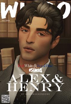 a man in a suit and tie is featured on the cover of wwd magazine