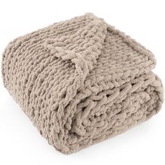 an image of a blanket that is made out of wool and has been folded up