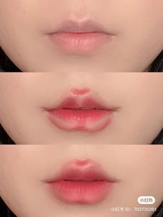 Makeup Bibir, Asian Makeup Tutorials, Mekap Mata, Lip Tutorial, Learn Makeup, Anime Makeup