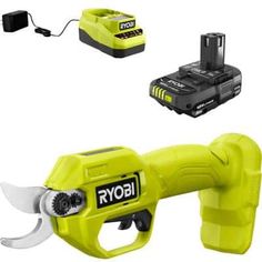 two different types of power tools are shown