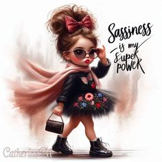 Girly Art Cartoon, Hugs And Kisses Quotes, Good Morning Funny Pictures, Big Eyes Art, Girly Wall Art, Cute Images With Quotes, Cute Cartoon Pictures