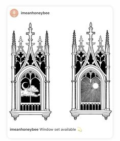 an image of two windows with the same window set available for use in this project