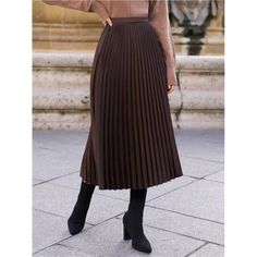 Designed With A High Waist And A Flattering Loose Fit, This Skirt Is Perfect For Adding A Pop Of Color To Any Outfit. The Pleated Design Brings Movement And Grace, Making It Ideal For Both Casual And Dressy Occasions. Crafted From Non-Stretch Woven Fabric, This Unlined Skirt Is Lightweight And Comfortable Without Being Sheer. Pair It With A Fitted Top Or Your Favorite Blouse For A Chic And Polished Look! Fitted Top, Women Skirts Midi, Polished Look, Pleated Skirt, Woven Fabric, Midi Skirt, Color Pop, High Waist, Womens Skirt