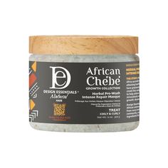 Design Essentials Chebe Herbal Pre-Wash Intense Repair Hair Masque - 12oz Chebe Powder, Thicker Stronger Hair, Moisturizing Hair Mask, Strengthening Hair, Wow Hair Products, Redken Hair Products, How To Grow Your Hair Faster, Hair Growing Tips, Low Porosity Hair Products