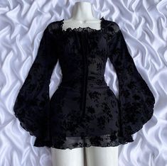 ig @ _any.clothes Beautiful Weekend, Romantic Goth, Future Outfit, Gothic Outfits, Goth Outfits, Kawaii Clothes, Knitting Accessories, Edgy Outfits