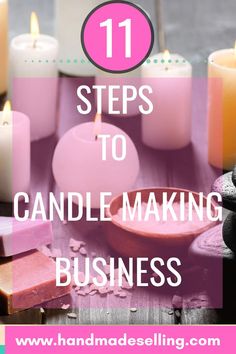 starting a candle business Candle Making For Beginners, Diy Candles Scented, Candle Making Business, Wholesale Candles, Creative Candles, Easy Candles, Candle Supplies, Business Writing, Candle Making Kit