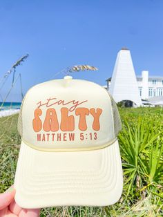 Trucker Hat Outfit, Christian Hats, Popular Hats, Stay Salty, Custom Trucker Hats, Trendy Hat, Hat Ideas, Western Hats, Outfits With Hats