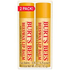 Burt's Bees Moisturizing Lip Balm nourishes and makes your lips feel luxurious. Infused with power packed Beeswax to condition skin and antioxidant Vitamin E to richly moisturize and soften lips, this lip balm nourishes dry lips while keeping them revitalized and hydrated. With a matte finish and moisturizing balm texture, this tube of soothing lip balm glides on smoothly with a hint of Peppermint Oil which leaves your lips with a refreshing tingle. Conveniently tuck this tube into a pocket or p Burts Bees Canada, Burts Bees Lip Balm, Burts Bees Lip, Pomegranate Oil, Beeswax Lip Balm, Soften Lips, Natural Lip Balm, Peppermint Oil, Moisturizing Lip Balm