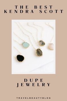 The best Kendra Scott necklace dupes and lookalike jewelry for less! Celtic Knot, Quartz Stone