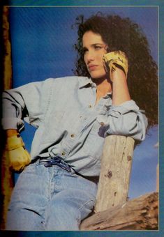 1986 The Gap Denim Andie Macdowell Paul Qualley Vintage Fashion Print Ad 1980s | eBay 80s American Fashion, American 80s Fashion, Andy Mcdowell, 1986 Fashion, Andie Mcdowell, 80s Vogue, American Vogue, Andie Macdowell, Fashion 1980s