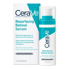 Cerave Retinol Serum, Cerave Retinol, Cerave Resurfacing Retinol Serum, Resurfacing Retinol Serum, Post Inflammatory Hyperpigmentation, Anti Aging Skincare Routine, Post Acne Marks, Acne Help, Serum For Face