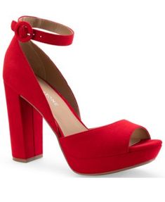 Quince Heels, Quinceanera Shoes, Red Quince, Block Heel Platform Sandals, Sun Stone, Red High Heels, Platform Block Heels, Wedge Pumps, Flip Flop Shoes