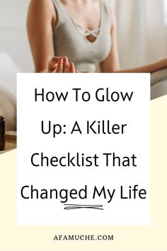 Glow Up List, Personal Growth Quotes, The Glow Up, Life Management, Writing Therapy, Life Makeover, Personal Improvement, Positive Habits