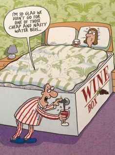 an image of a bed with wine in it